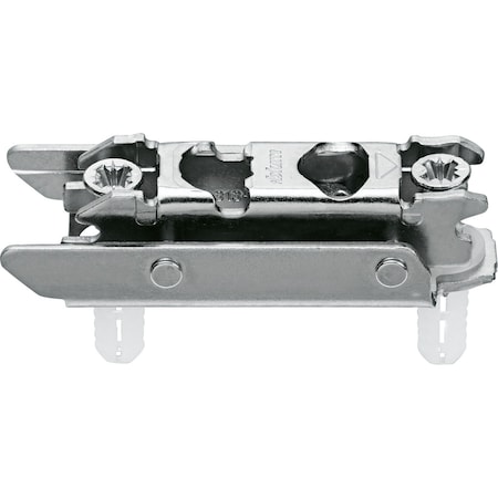 Blum 3mm Expando Dowel In Line Baseplate for Cliptop Hinges 177H3130E